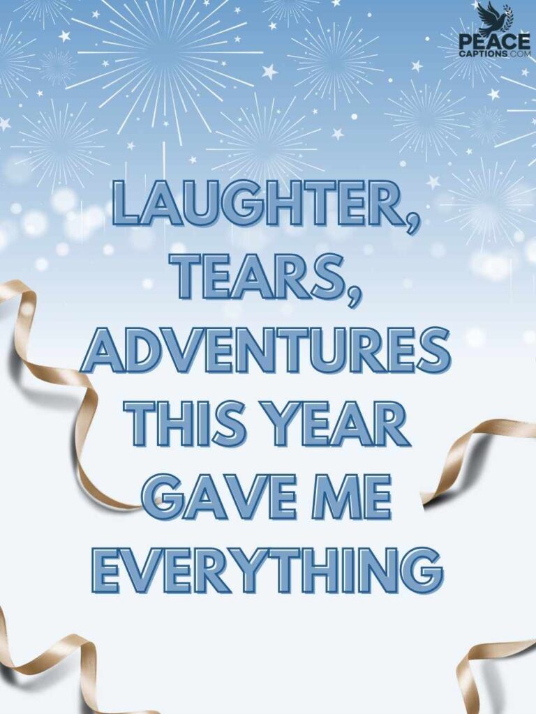 Creative Captions to Summarize Your Year in Style
