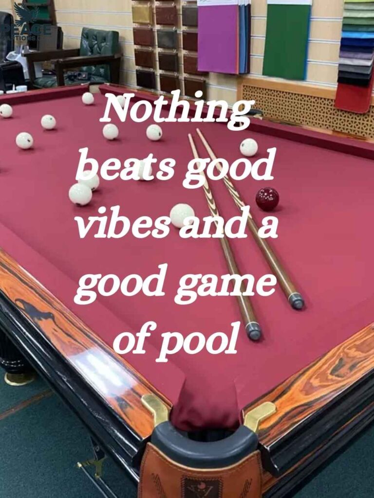 Fun Pool Table Captions for Instagram