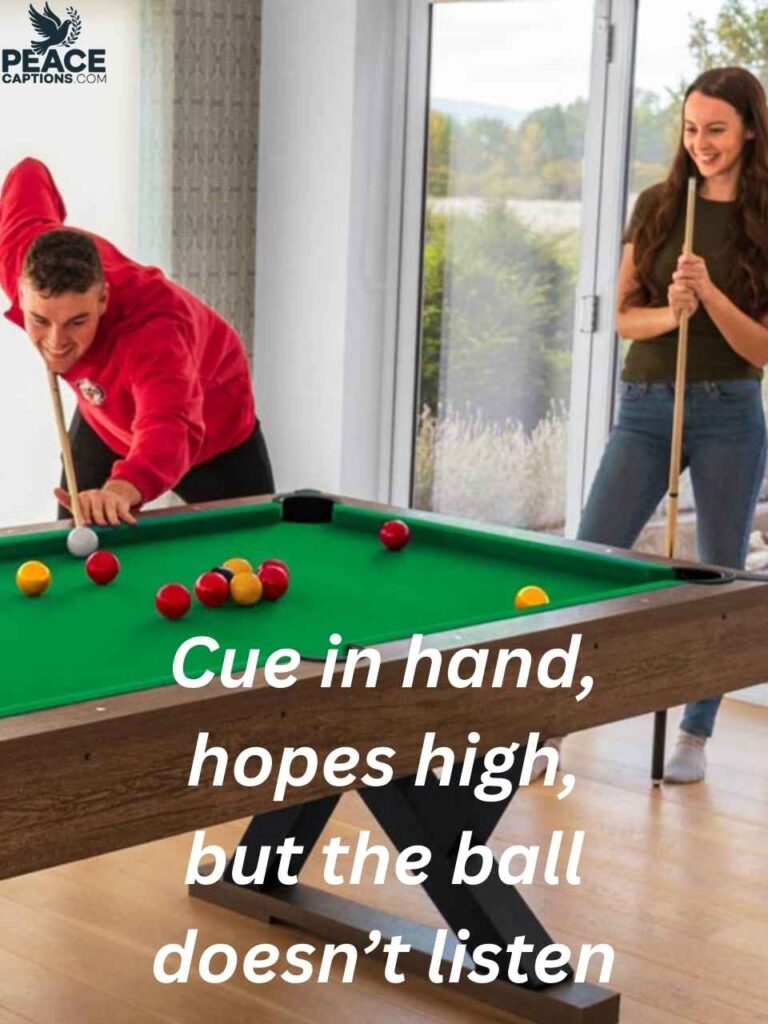 Hilarious Awesome Pool Table Captions For Instagram