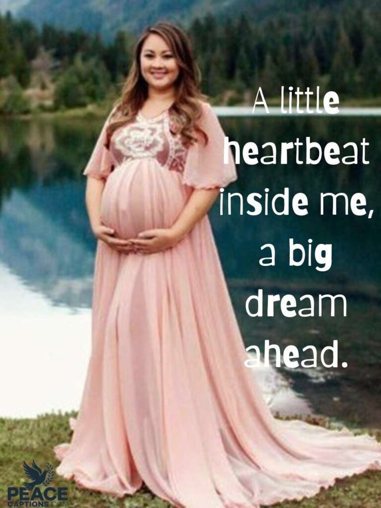 Inspirational Baby Bump Captions for Pregnancy Journeys