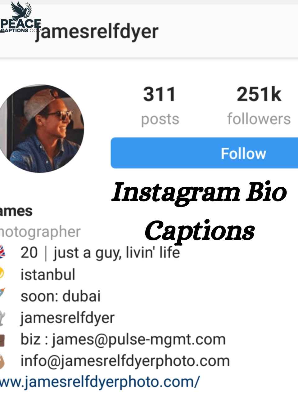 Instagram Bio Captions