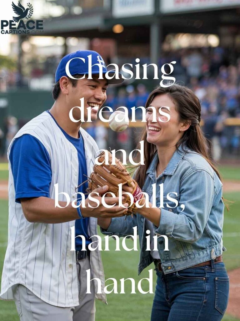Memorable Captions for Baseball Adventures Together