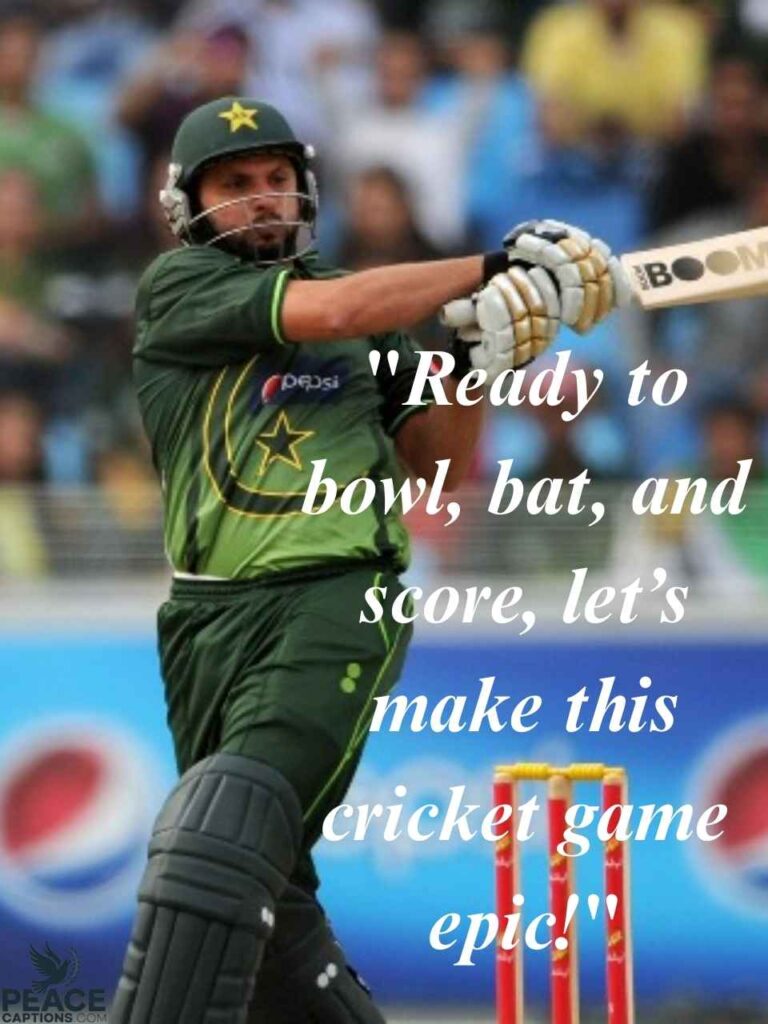 Catchy Cricket Captions for Game Day