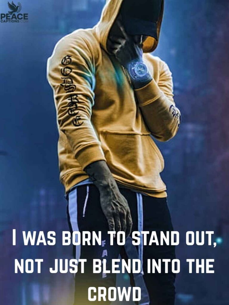Cool Attitude Captions for Boys on Instagram