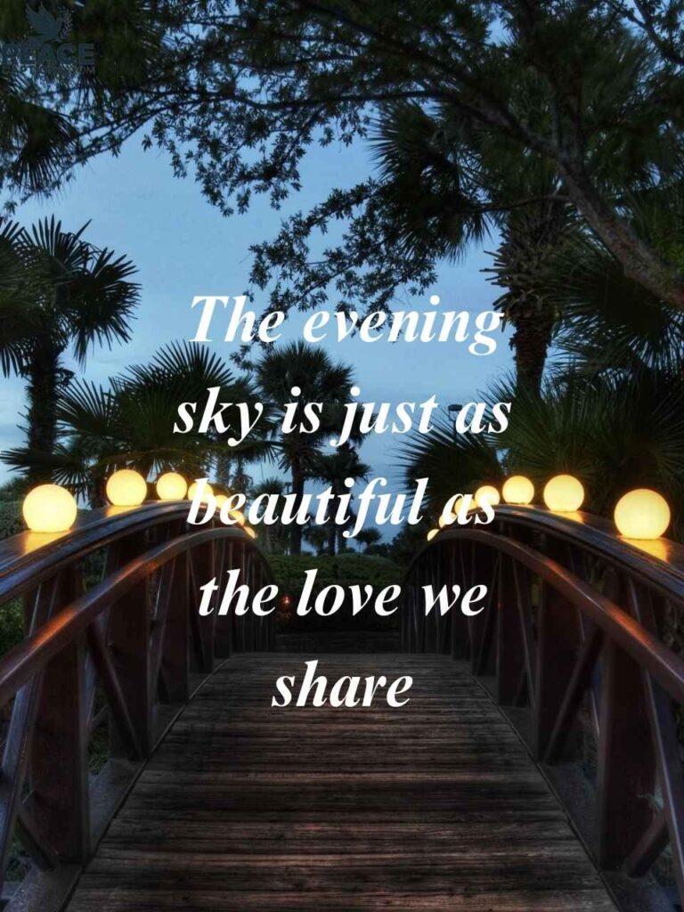 _Romantic Evening Captions to Share with Loved Ones