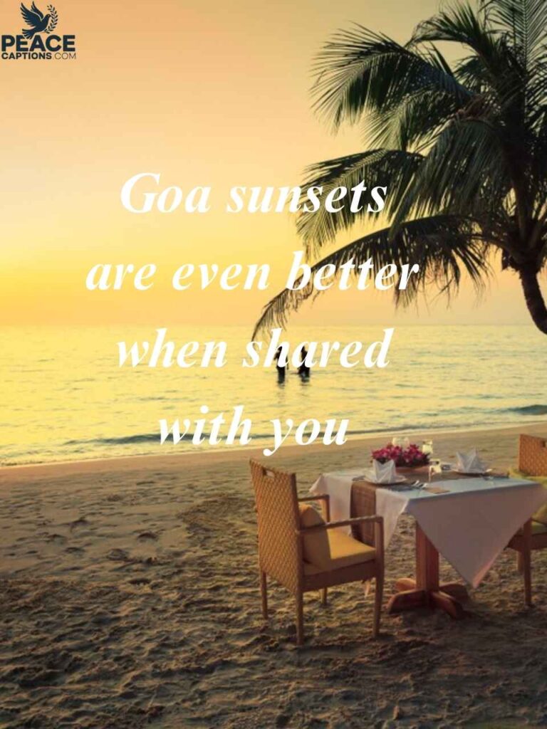 _Romantic Goa Captions for Couples