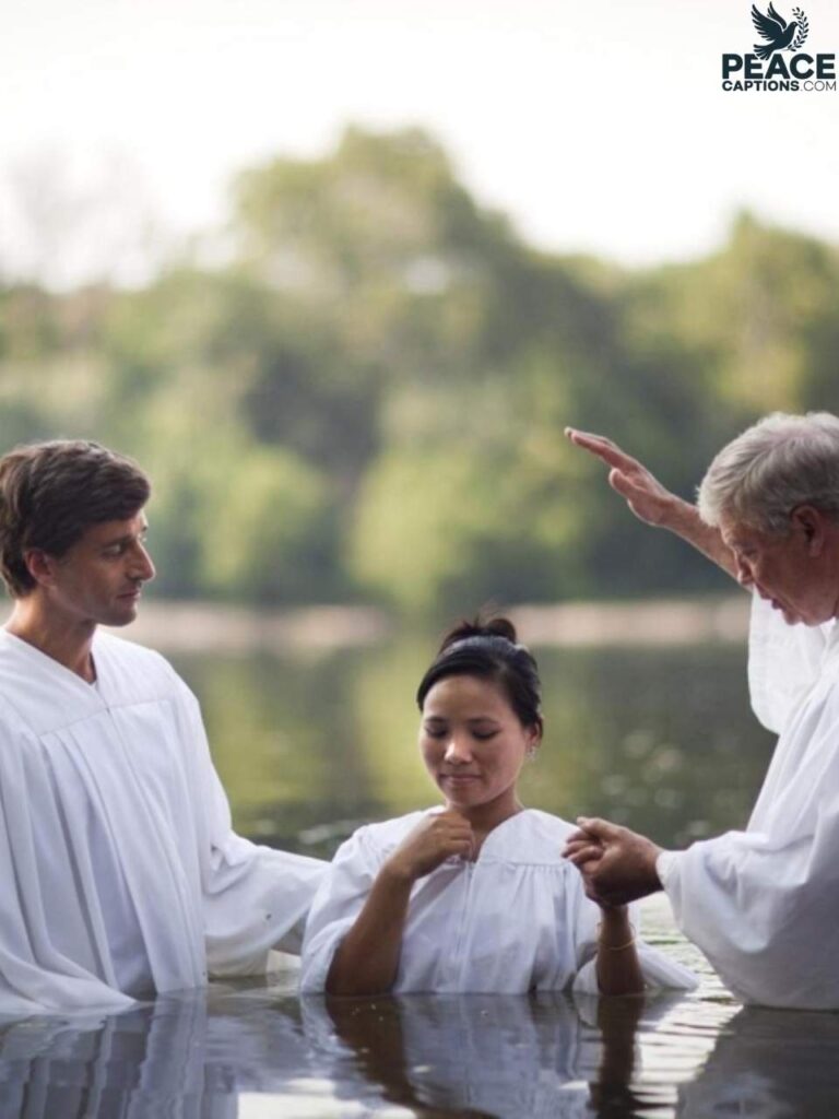 Short and Sweet Baptism Captions for Social Media